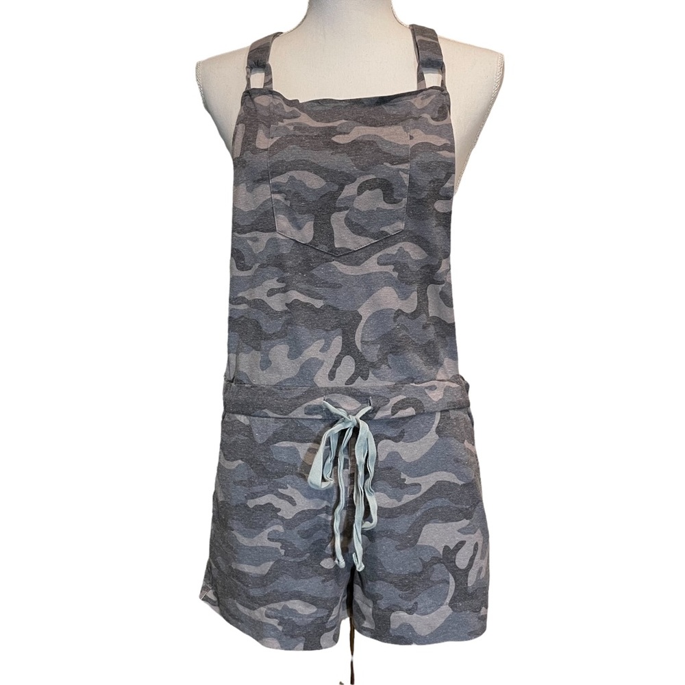 Camo Overall Shorts. Size S.